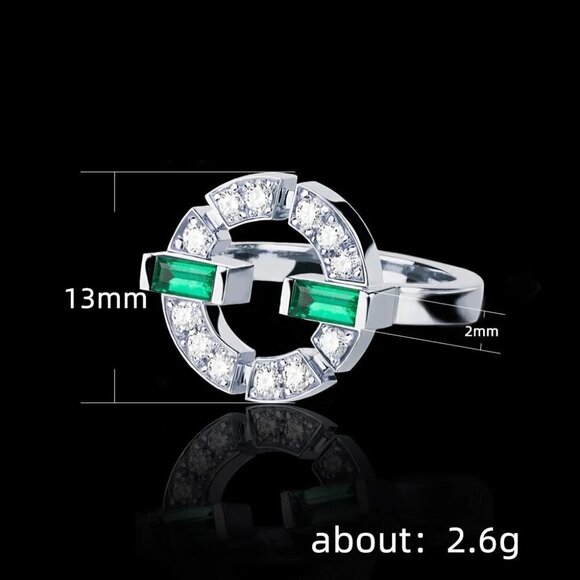 💍Trendy Design Zircon Unique Hollow Rings for Women, INDN8327 - Picture 2 of 3